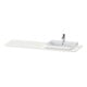 Duravit Waschtisch-Konsole Happy D.2 Plus 160x55cm, m 1 AS, B re, Nord we s-matt-1