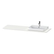 Duravit Waschtisch-Konsole Happy D.2 Plus 160x55cm, m 1 AS, B re, Nord we s-matt