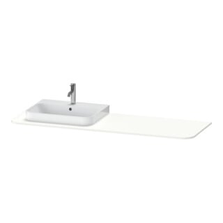 Duravit Waschtisch-Konsole Happy D.2 Plus 160x55cm, m 1 AS, Beck. li, we s-matt