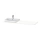 Duravit Waschtisch-Konsole Happy D.2 Plus 160x55cm, m 1 AS, Beck. li, we s-matt-1