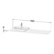 Duravit Waschtisch-Konsole Happy D.2 Plus 160x55cm, m 1 AS, Beck. re, graph matt-3