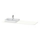Duravit Waschtisch-Konsole Happy D.2 Plus 160x55cm, m 1 Ausschn, Beck. li, we matt-1