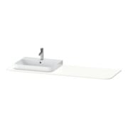 Duravit Waschtisch-Konsole Happy D.2 Plus 160x55cm, m 1 Ausschn, Beck. li, we matt