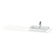 Duravit Waschtisch-Konsole Happy D.2 Plus 160x55cm, m 1 Ausschn, Beck. re, we matt-1