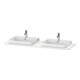 Duravit Waschtisch-Konsole Happy D.2 Plus 160x55cm, m 2 Auss, Nord we s-matt-1
