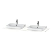 Duravit Waschtisch-Konsole Happy D.2 Plus 160x55cm, m 2 Ausschnitt., we supermatt