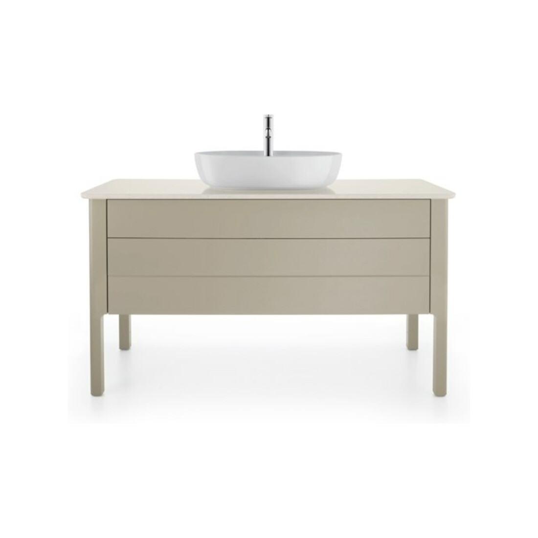 Duravit Waschtisch-Konsole Luv 138,8x59,5x2cm, a Quarz, m 1 AS, w St