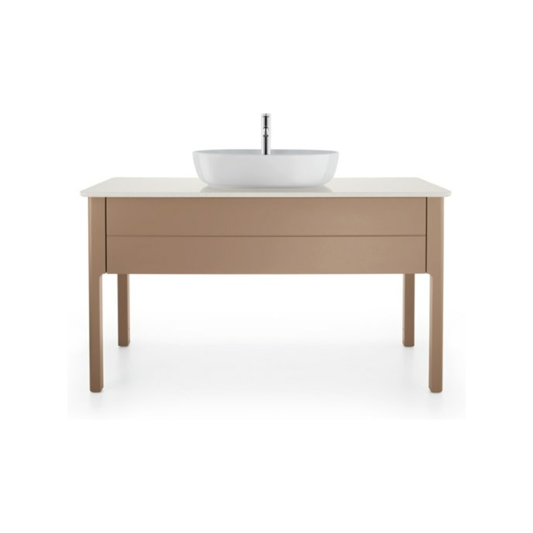 Duravit Waschtisch-Konsole Luv 138,8x59,5x2cm, a Quarz, m 1 AS, w St