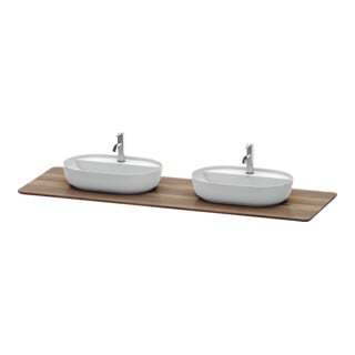 Duravit Waschtisch-Konsole Luv 178,3x59,5x2,5cm, a Holz, m 2 Auss., N