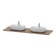 Duravit Waschtisch-Konsole Luv 178,3x59,5x2,5cm, a Holz, m 2 Auss., N-1