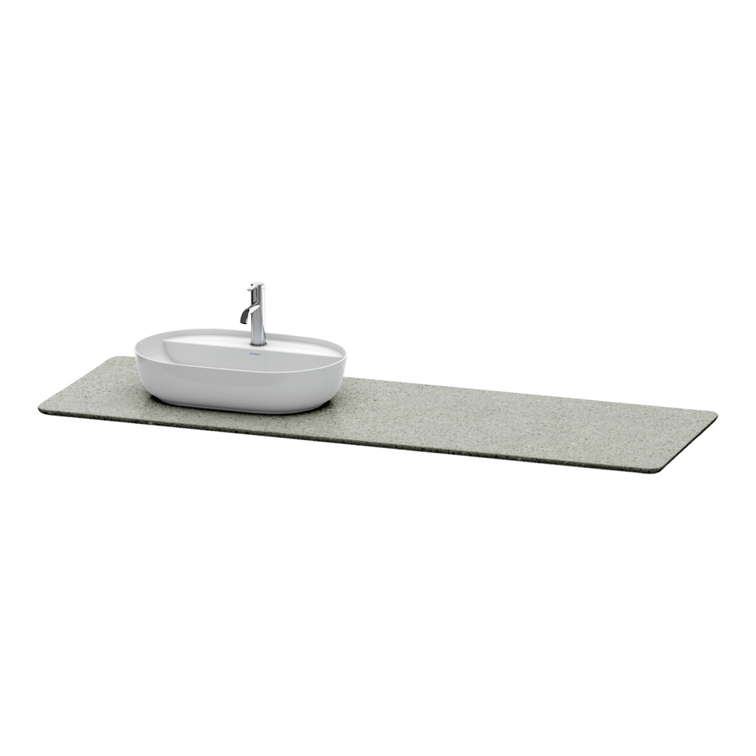 Duravit Waschtisch-Konsole Luv 178,3x59,5x2cm, a Quarz, 1 AS, L, g St