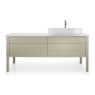 Duravit Waschtisch-Konsole Luv 178,3x59,5x2cm, a Quarz, 1 AS, R, s St