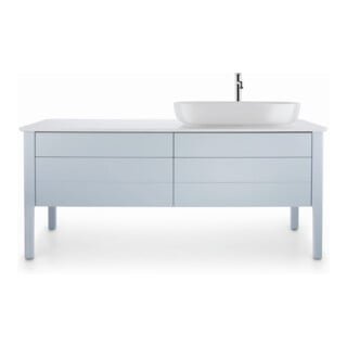 Duravit Waschtisch-Konsole Luv 178,3x59,5x2cm, a Quarz, 1 AS, R, w St