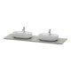 Duravit Waschtisch-Konsole Luv 178,3x59,5x2cm, a Quarz, 2 A., gr Struk.-1