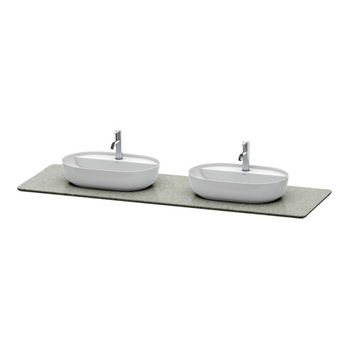 Duravit Waschtisch-Konsole Luv 178,3x59,5x2cm, a Quarz, 2 A., gr Struk.