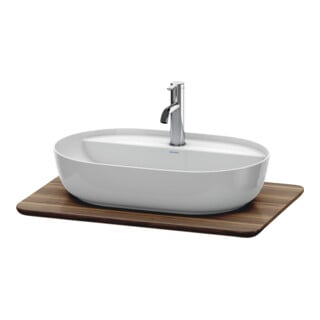 Duravit Waschtisch-Konsole Luv 68,8x47,5x2,5cm, a Holz, m 1 AS, Nussb