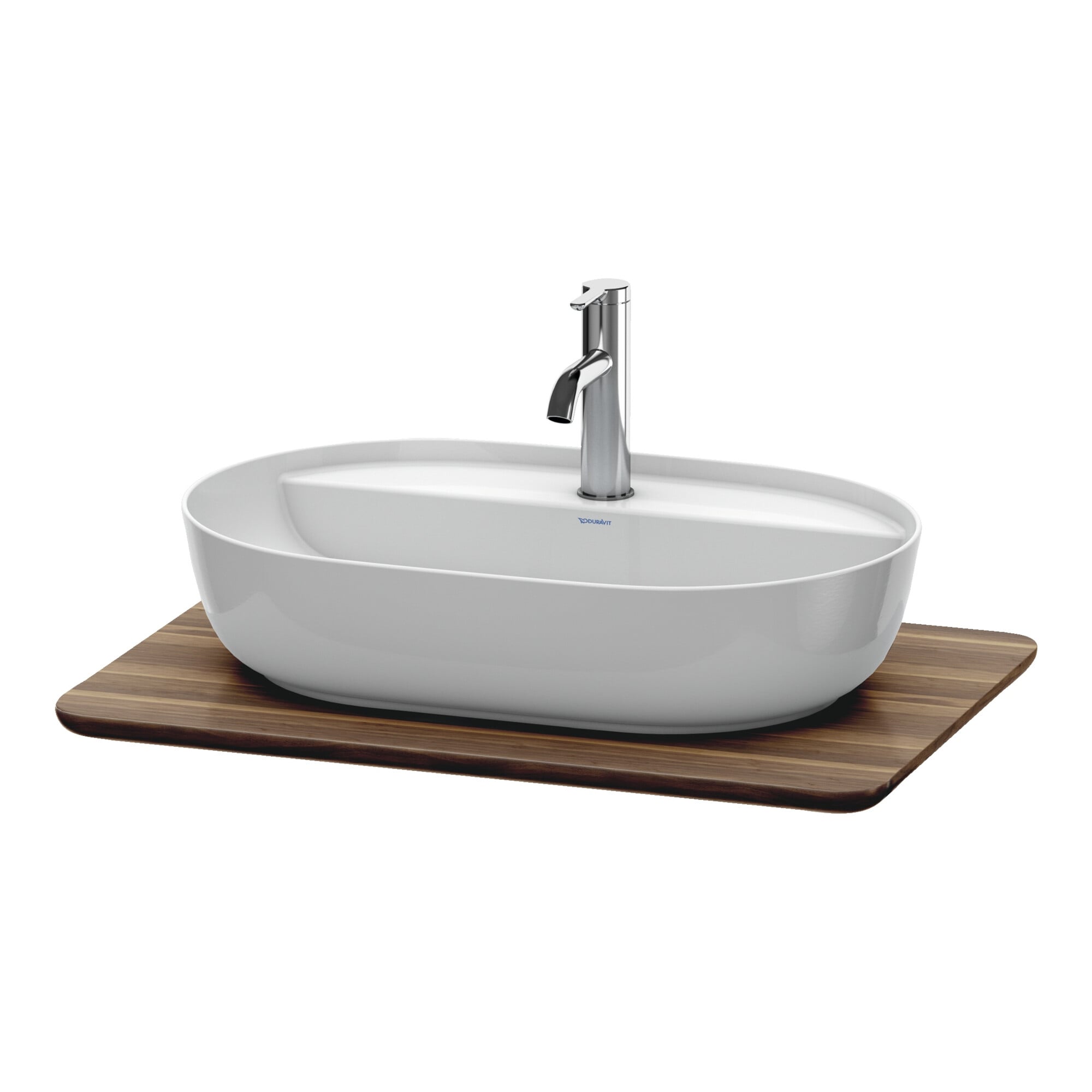 Duravit Waschtisch-Konsole Luv 68,8x47,5x2,5cm, a Holz, m 1 AS, Nussb