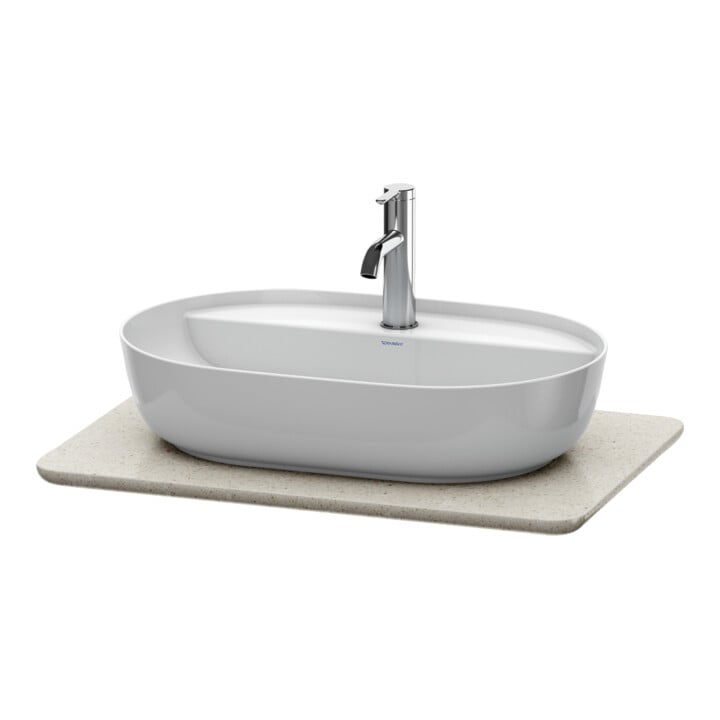 Duravit Waschtisch-Konsole Luv 68,8x47,5x2cm, a Quarz, m 1 AS, g Struk.