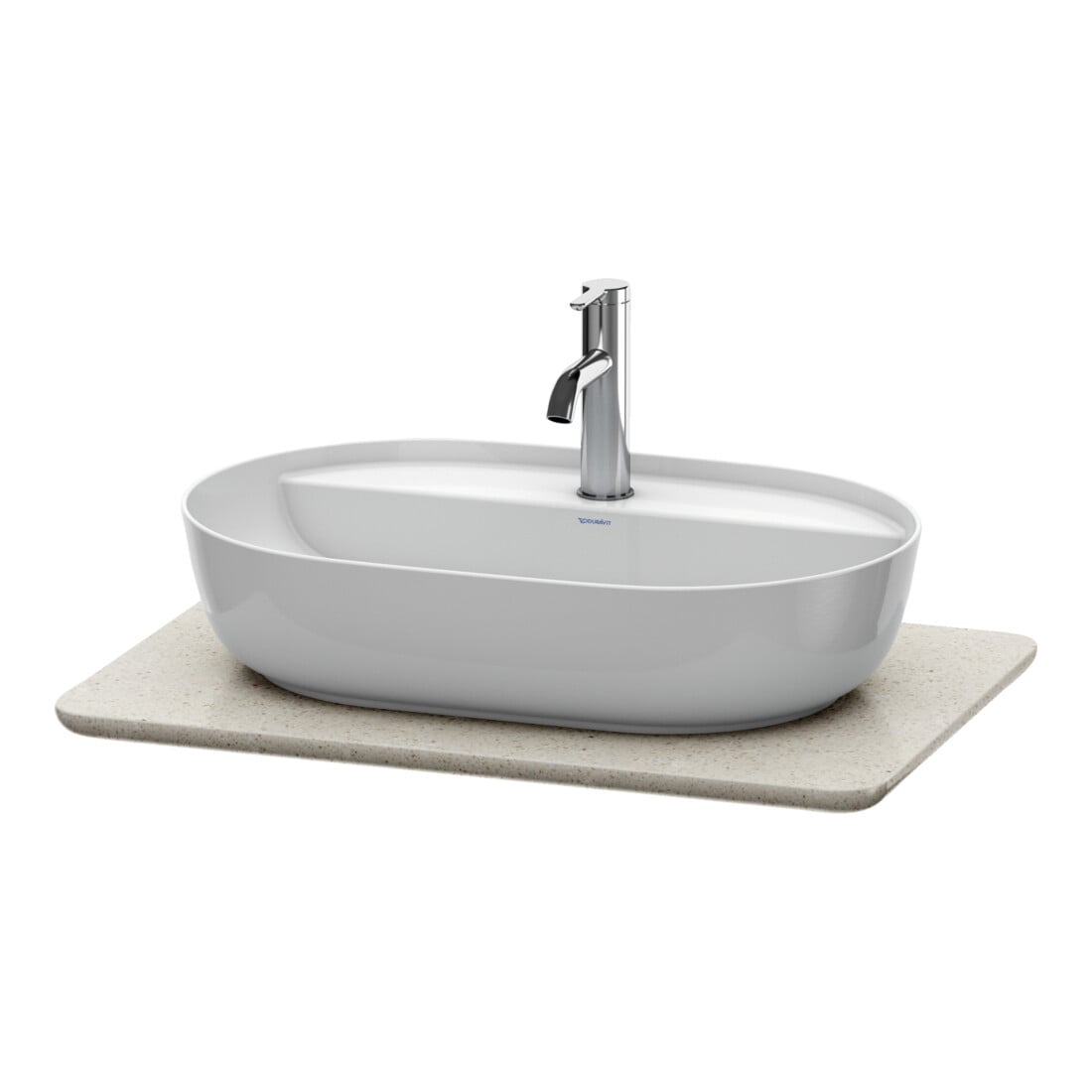 Duravit Waschtisch-Konsole Luv 68,8x47,5x2cm, a Quarz, m 1 AS, g Struk.