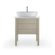 Duravit Waschtisch-Konsole Luv 68,8x47,5x2cm, a Quarz, m 1 AS, w Struk.
