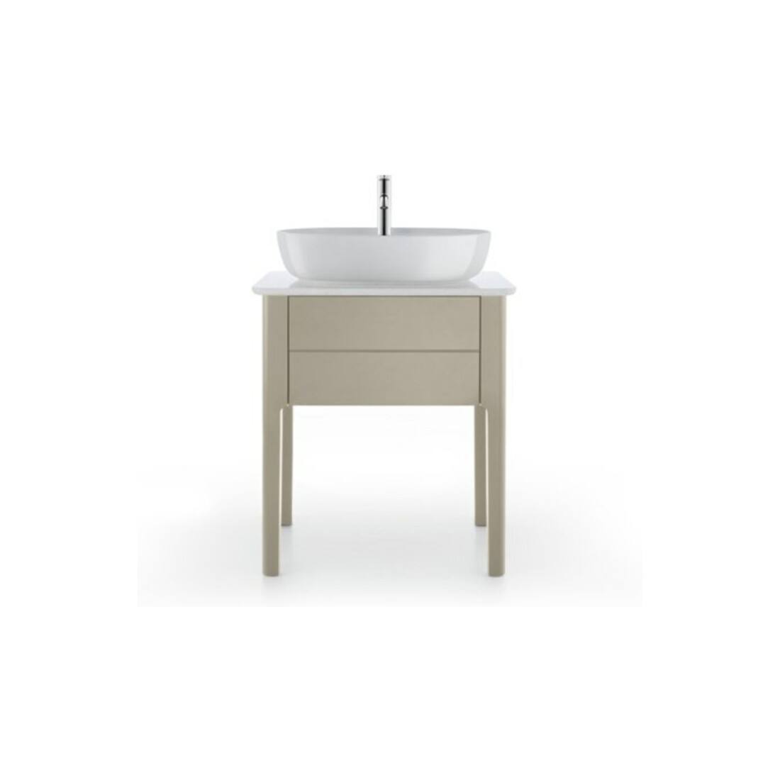 Duravit Waschtisch-Konsole Luv 68,8x47,5x2cm, a Quarz, m 1 AS, w Struk.