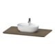 Duravit Waschtisch-Konsole Luv 98,8x59,5x2,5cm, a Holz, m 1 AS, Nussb-1