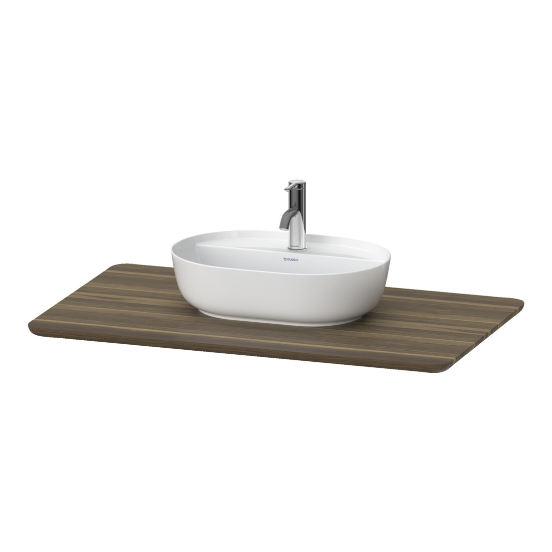 Duravit Waschtisch-Konsole Luv 98,8x59,5x2,5cm, a Holz, m 1 AS, Nussb