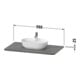 Duravit Waschtisch-Konsole Luv 98,8x59,5x2,5cm, a Holz, m 1 AS, Nussb-2