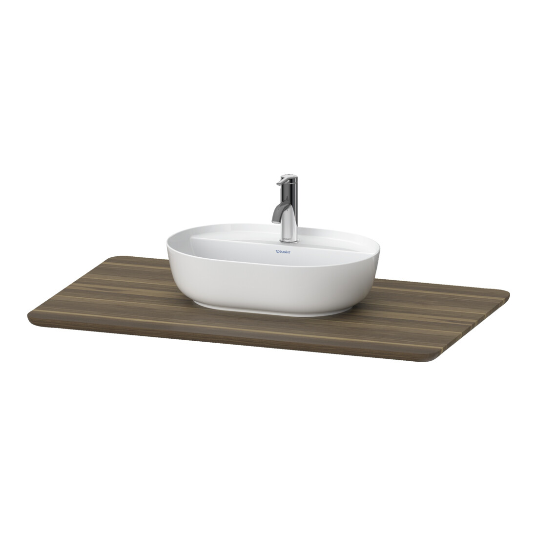 Duravit Waschtisch-Konsole Luv 98,8x59,5x2,5cm, a Holz, m 1 AS, Nussb