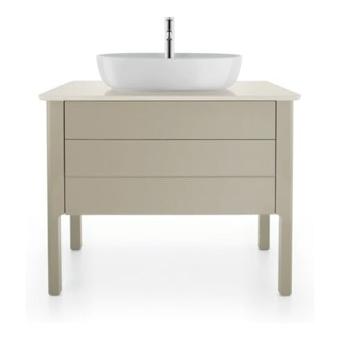 Duravit Waschtisch-Konsole Luv 98,8x59,5x2cm, a Quarz, m 1 AS, w Struk.