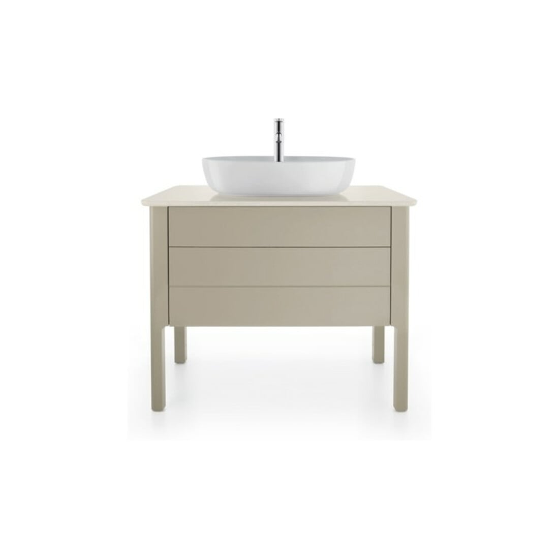 Duravit Waschtisch-Konsole Luv 98,8x59,5x2cm, a Quarz, m 1 AS, w Struk.