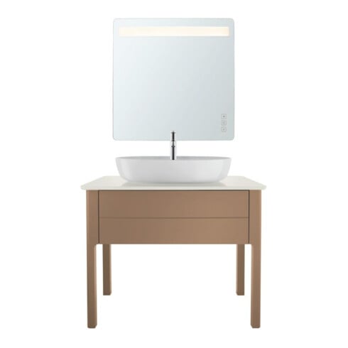 Duravit Waschtisch-Konsole Luv 98,8x59,5x2cm, a Quarz, m 1 AS, w Struk.