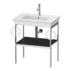 Duravit Waschtisch-Konsole White Tulip 68,4x45cm, gra m, Me, 2 HTH, bodensteh.-1