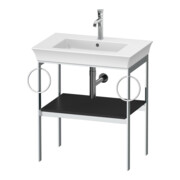 Duravit Waschtisch-Konsole White Tulip 68,4x45cm, gra m, Me, 2 HTH, bodensteh.