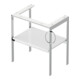 Duravit Waschtisch-Konsole White Tulip 68,4x45cm, Me, bo, Handtuchhalter re, we hgl-2