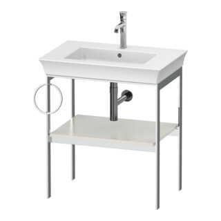 Duravit Waschtisch-Konsole White Tulip 68,4x45cm, Me, bo, HTH l, Nord we s-matt