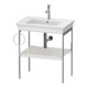 Duravit Waschtisch-Konsole White Tulip 68,4x45cm, Me, bo, HTH l, Nord we s-matt-1
