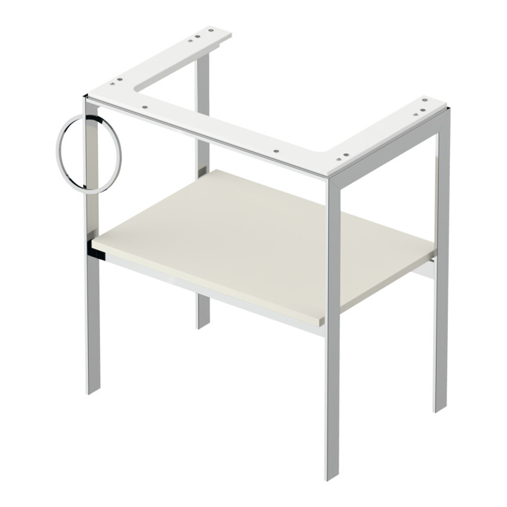 Duravit Waschtisch-Konsole White Tulip 68,4x45cm, Me, bo, HTH l, Nord we s-matt