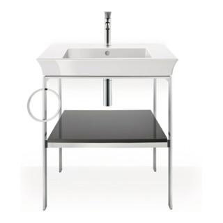 Duravit Waschtisch-Konsole White Tulip 68,4x45cm, Me, bo, HTH li, graph hgl