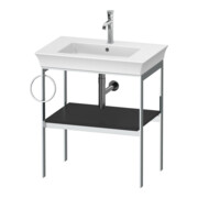 Duravit Waschtisch-Konsole White Tulip 68,4x45cm, Me, bo, HTH li, graph s-matt