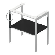 Duravit Waschtisch-Konsole White Tulip 68,4x45cm, Me, bo, HTH li, graph s-matt-5