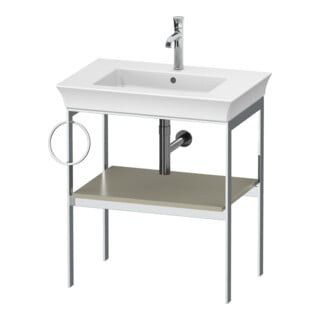 Duravit Waschtisch-Konsole White Tulip 68,4x45cm, Me, bo, HTH li, Tau s-matt