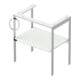 Duravit Waschtisch-Konsole White Tulip 68,4x45cm, Me, bo, HTH li, we s-matt-5