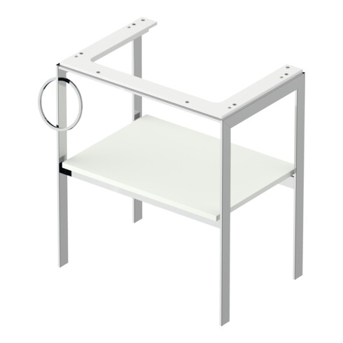 Duravit Waschtisch-Konsole White Tulip 68,4x45cm, Me, bo, HTH li, we s-matt