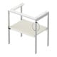 Duravit Waschtisch-Konsole White Tulip 68,4x45cm, Me, bo, HTH r, Nord we s-matt