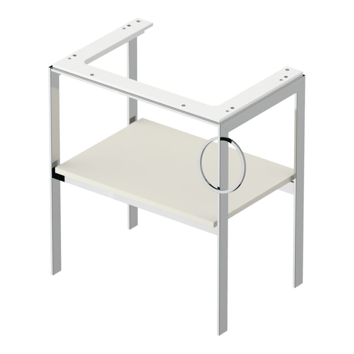 Duravit Waschtisch-Konsole White Tulip 68,4x45cm, Me, bo, HTH r, Nord we s-matt