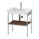Duravit Waschtisch-Konsole White Tulip 68,4x45cm, Me, bo, HTH r, US Nussb mass.-1