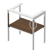 Duravit Waschtisch-Konsole White Tulip 68,4x45cm, Me, bo, HTH r, US Nussb mass.-5