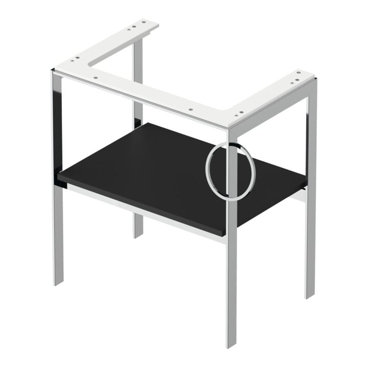 Duravit Waschtisch-Konsole White Tulip 68,4x45cm, Me, bo, HTH re, graph s-matt