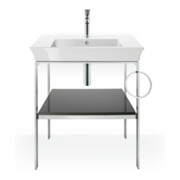 Duravit Waschtisch-Konsole White Tulip 68,4x45cm, Me, bo, HTH re, steingrau hgl